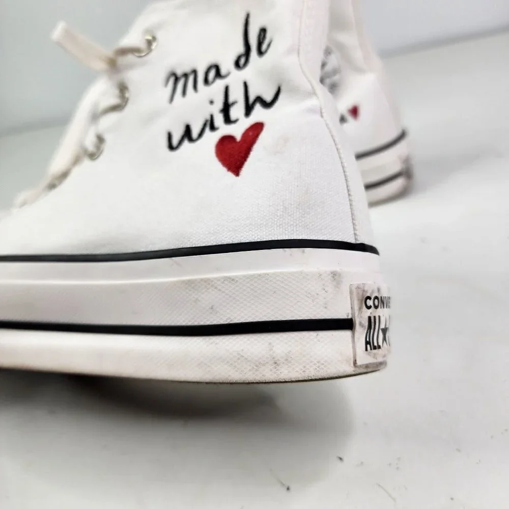 Women’s Converse Chuck Taylor All Star High Lift Made With Love Size 9.5 571119C